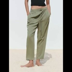 ZARA Flowy Drawstring Pants